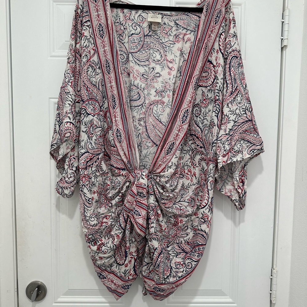 XL Batwing Coverup - Knox Rose